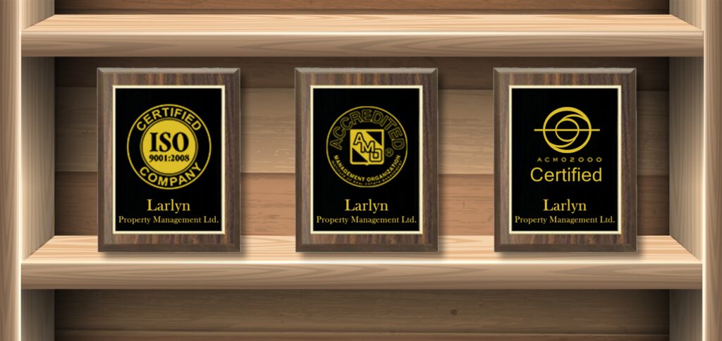 Accredited Management Organization Designation Awards - Larlyn Property Management