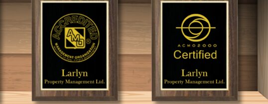 Accredited Management Organization Designation Awards - Larlyn Property Management
