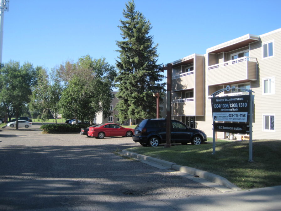 Winston Villa Apartments on 23rd Avenue North in Canada.