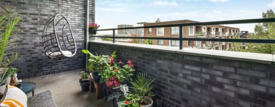 Balcony in an apartment building