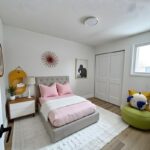 one of 3 bedrooms in townhome for rent it Brandford, ON