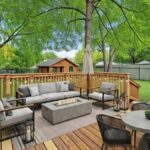 back deck of home for rent in Strathroy, ON