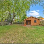 shed in back yard of home for rent in Strathroy, ON