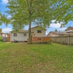 back yard of home for rent in Strathroy, ON