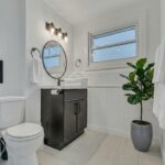 basement bathroom of home for rent in Strathroy, ON