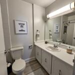 bathroom in apartments for rent in Mississauga