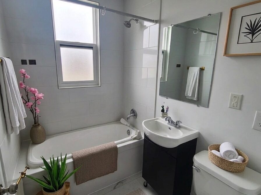 2 bedroom apartments for rent in Windsor - bathroom